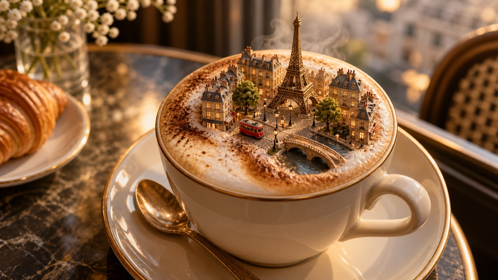 A City in Your Coffee — Reference image