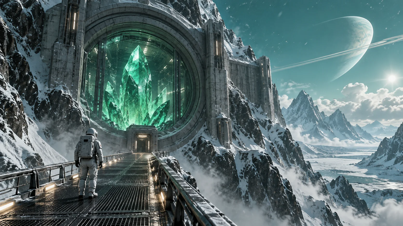 The Crystal Outpost — Reference image